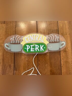 Friends TV Show Central Perk LED Neon Style Light Up Sign Coffee Bar Wall Decor⁠